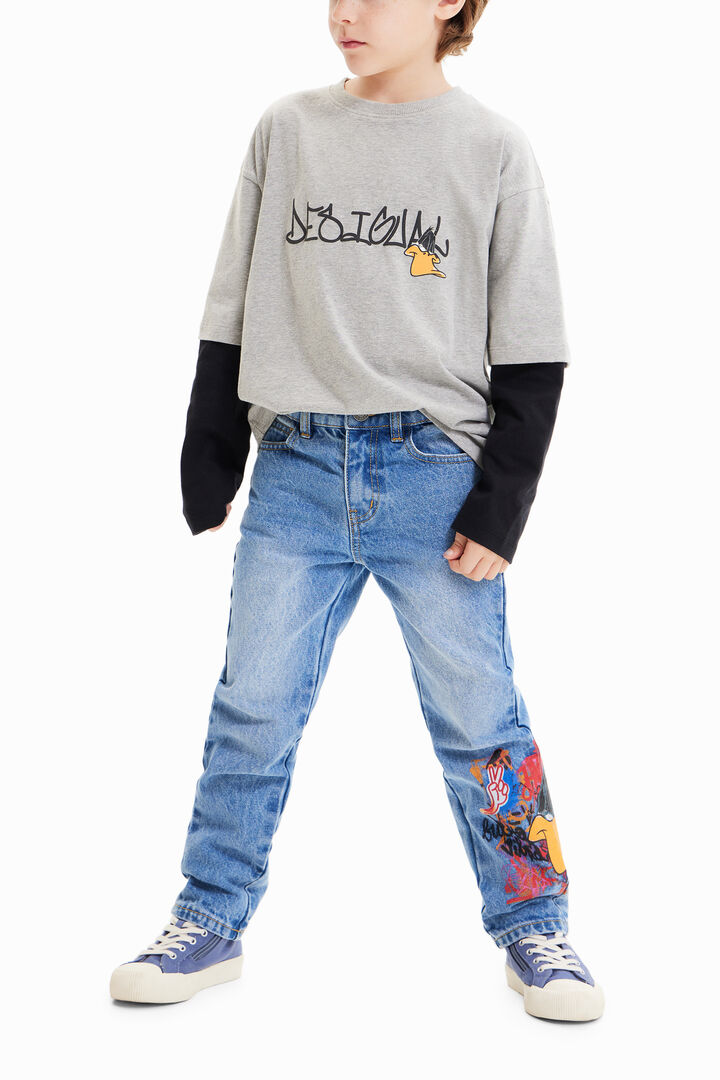 Looney Tunes straight jeans | Desigual