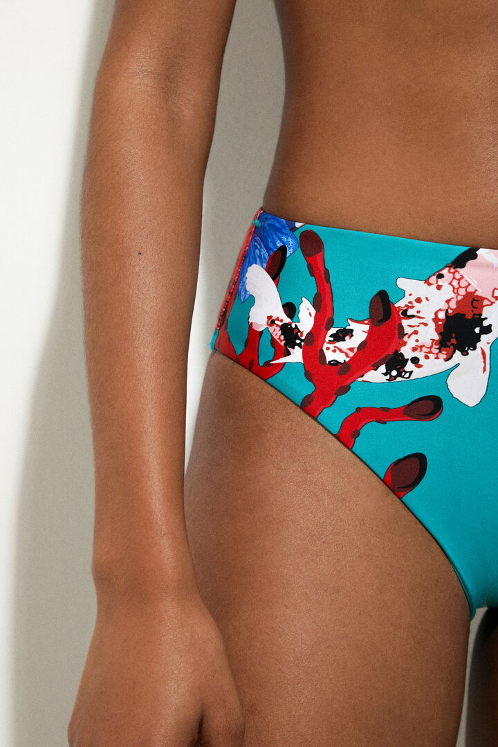 Bikinibroekje met koraal | Desigual
