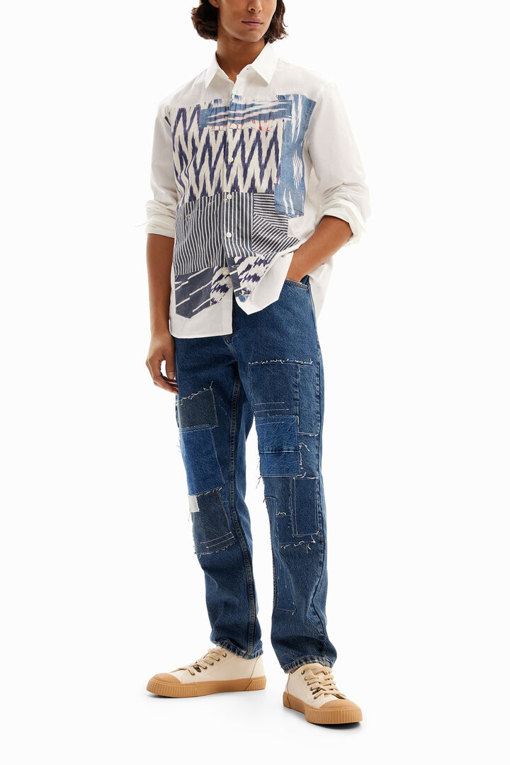Ikat patchwork shirt | Desigual