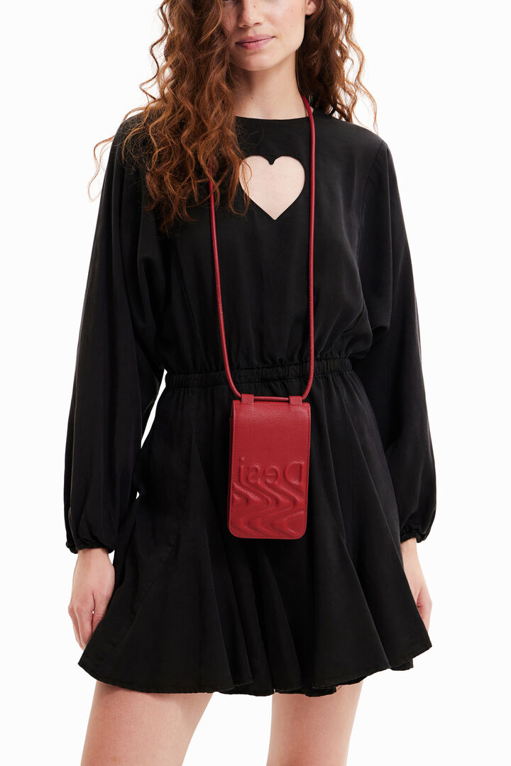 Portamovil logo relieve | Desigual