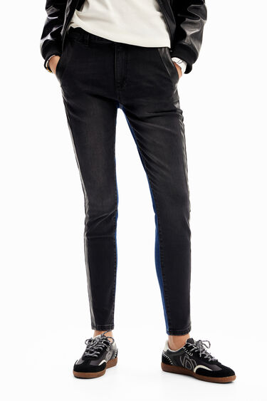 Slim contrast jeans | Desigual