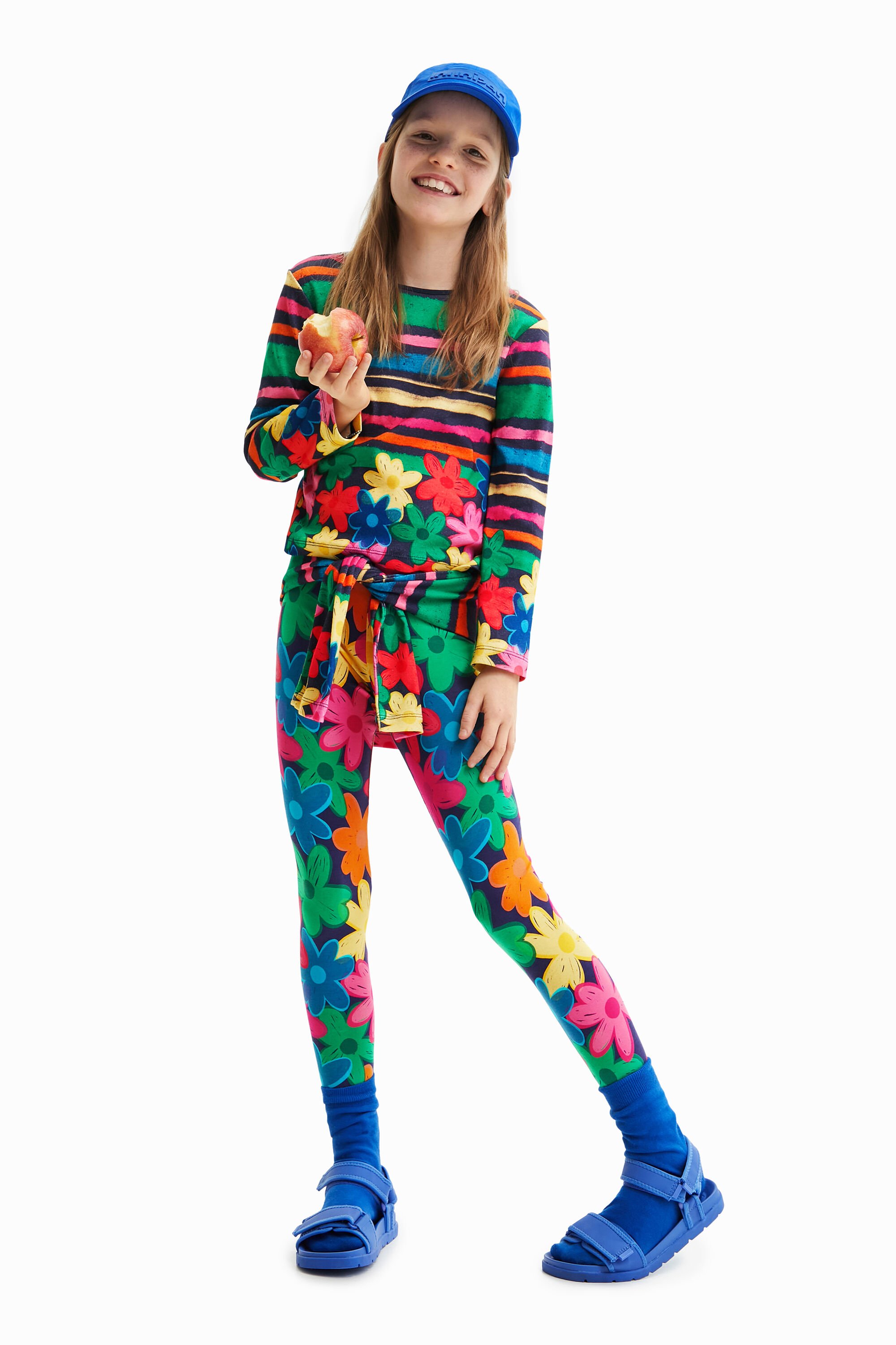 Leggings slim flores