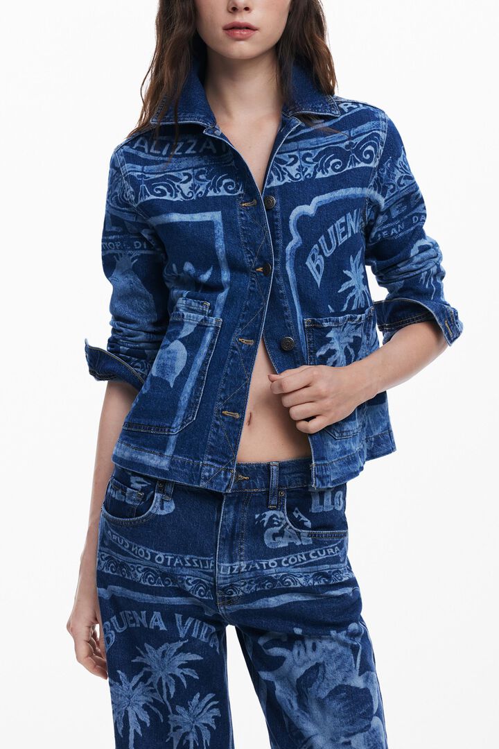Pantal&oacute;n vaquero postales | Desigual