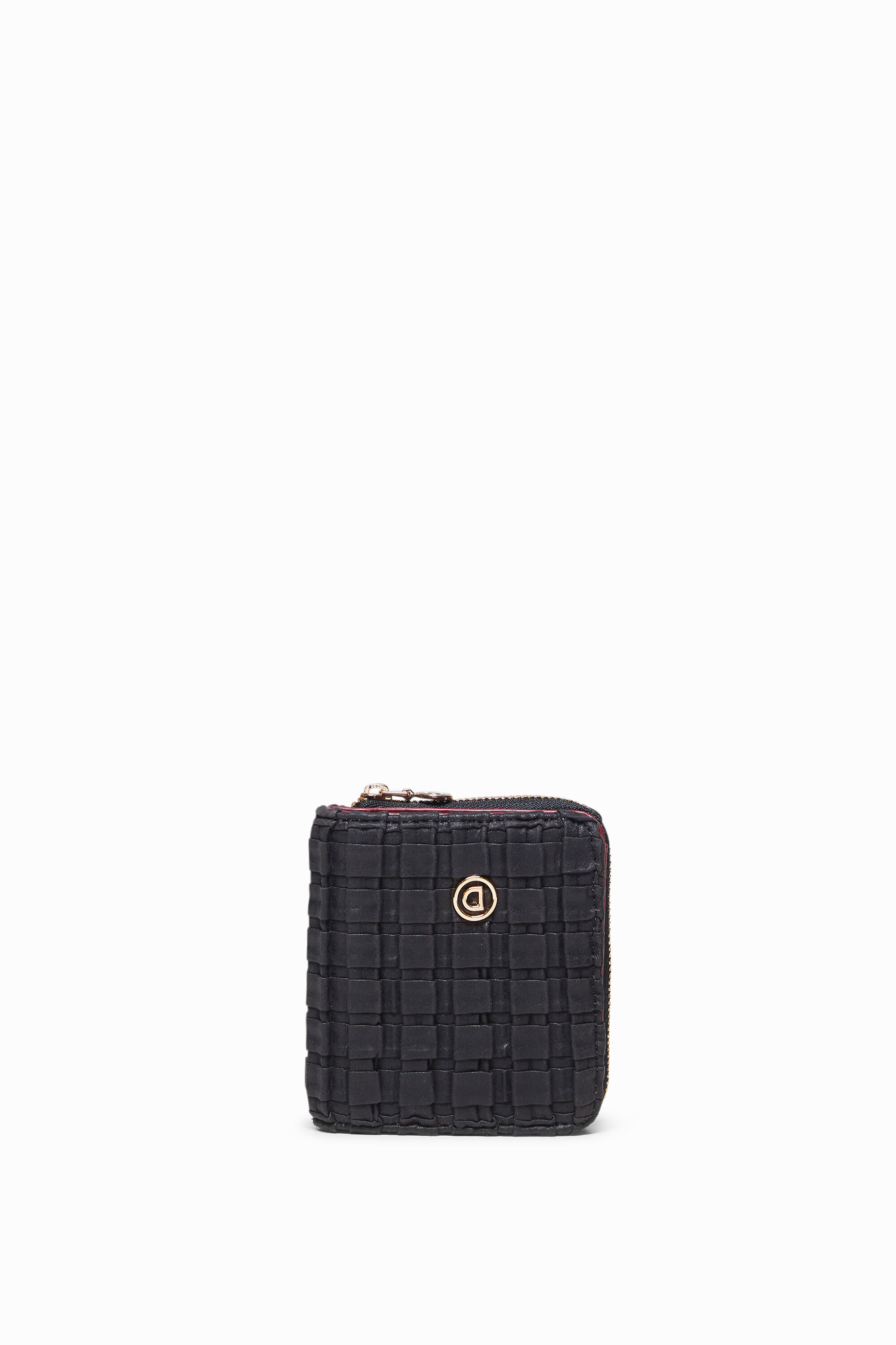 Monedero cuadrado texturizado - BLACK - U