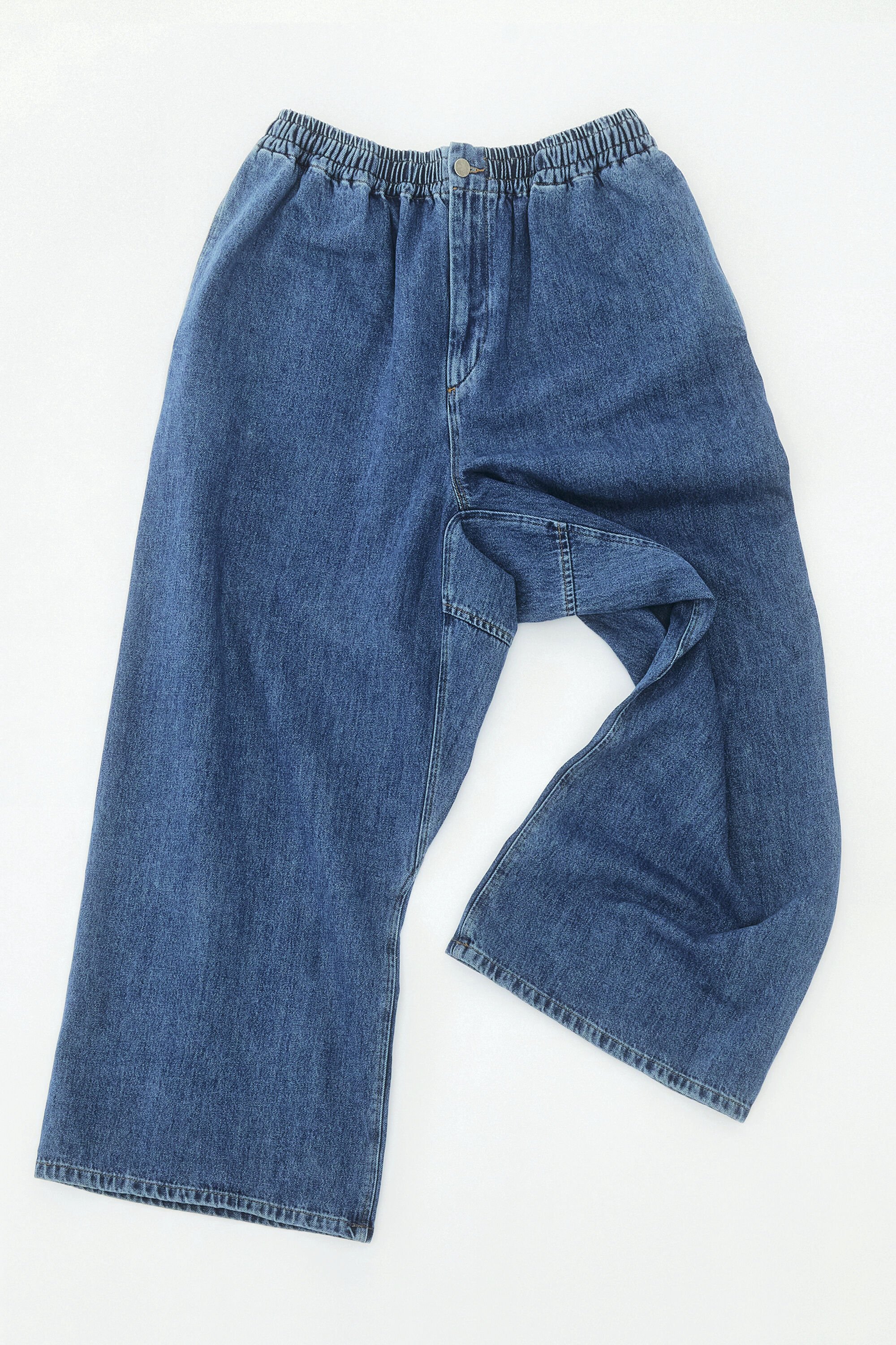 ☆日本未入荷*Massimo Dutti*スーパーワイドレッグデニム/MD☆ MASSIMO DUTTI スラックス サックスブルー W31サイズ | Ultimate