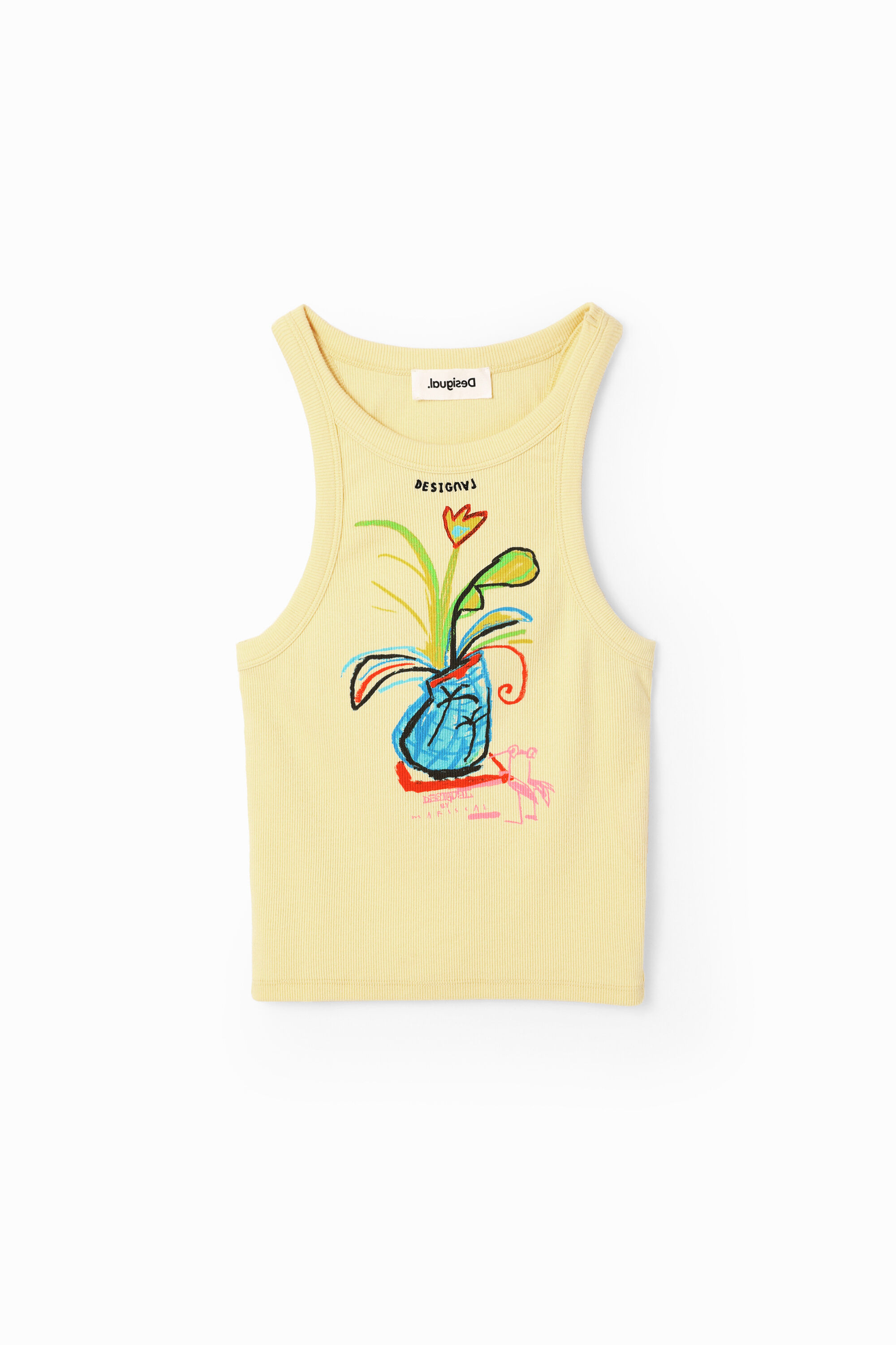 Geripptes Shirt Slim Fit Illustration