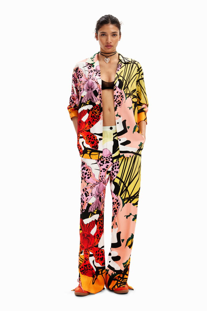 M. Christian Lacroix orchid shirt | Desigual