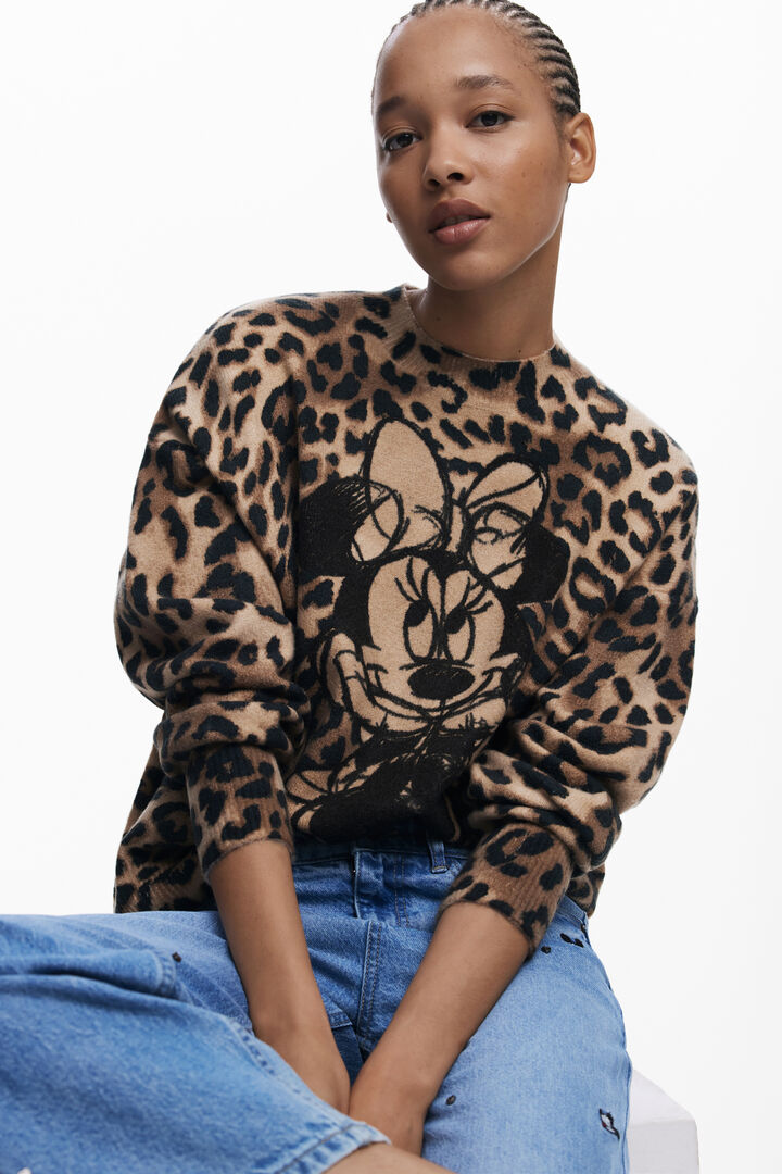 Jersey Minnie™ animal print | Desigual