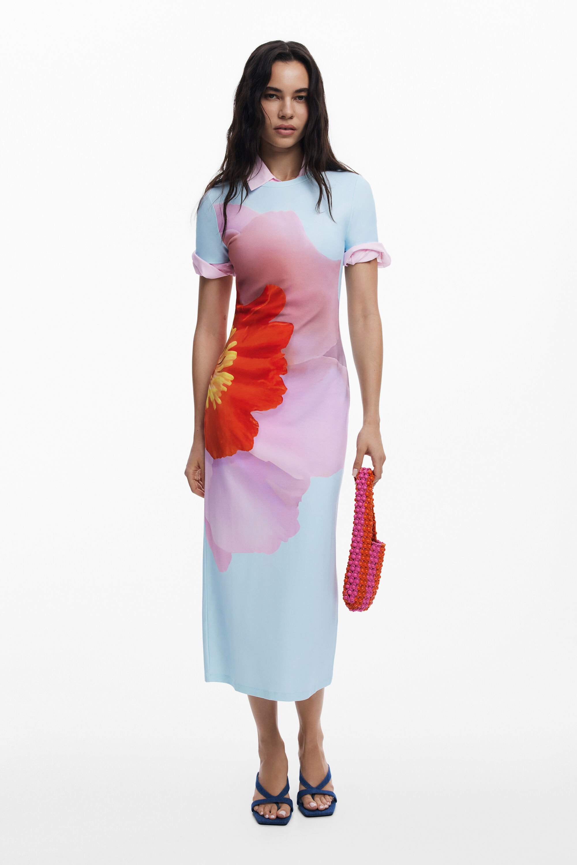 Desigual Jurk ontworpen door Mr. Christian Lacroix - BLUE
