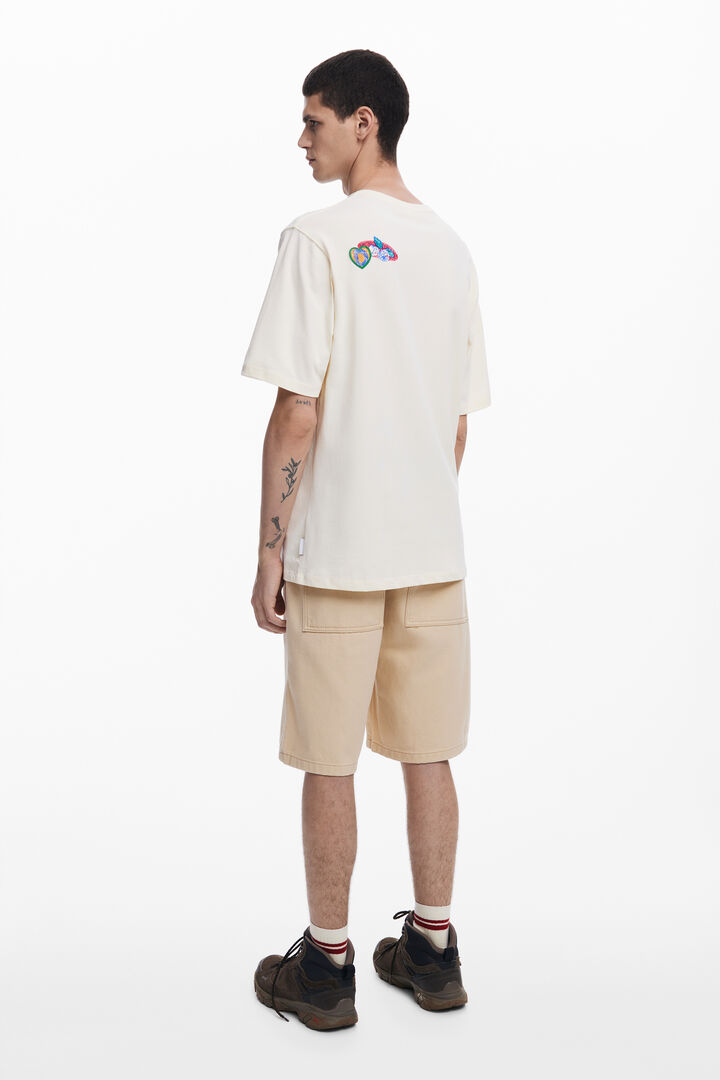 Short-sleeve T-shirt with embroidery | Desigual