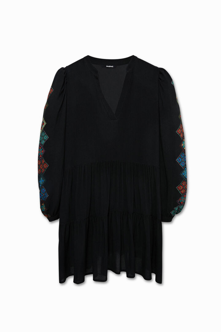 Robe à broderie ethnique | Desigual