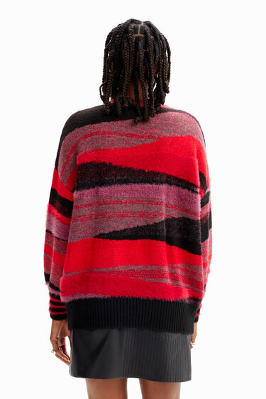 Oversize bands pullover | Desigual