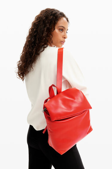 Small leather backpack | Desigual