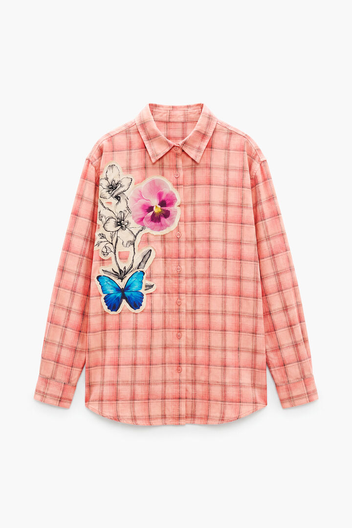 Plaid Flowers Shirt