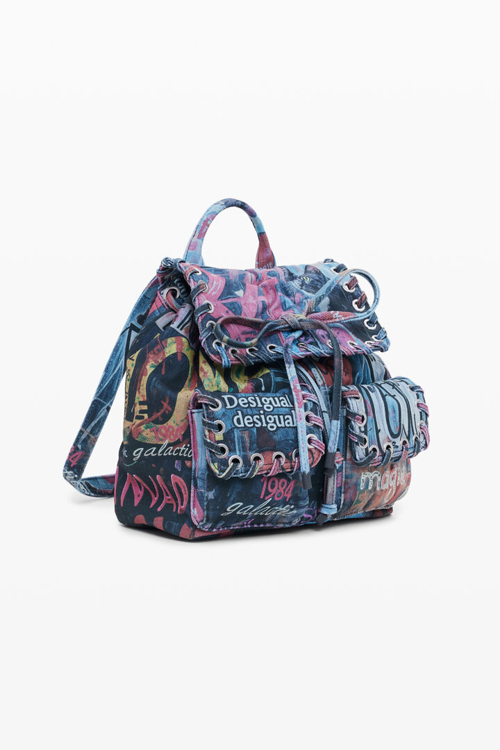 Petit sac à dos graffiti chat | Desigual
