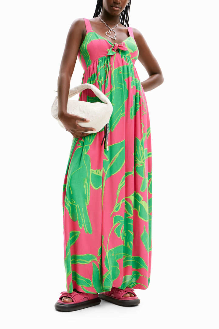 Vestit llarg escot cor | Desigual