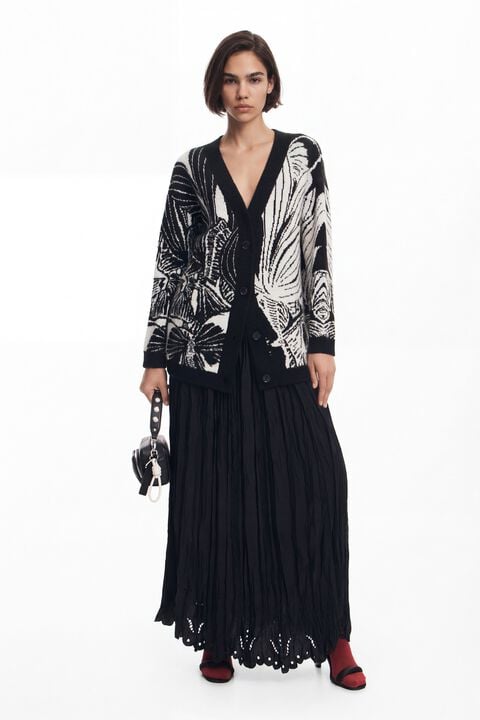 PRINTED CARDIGAN