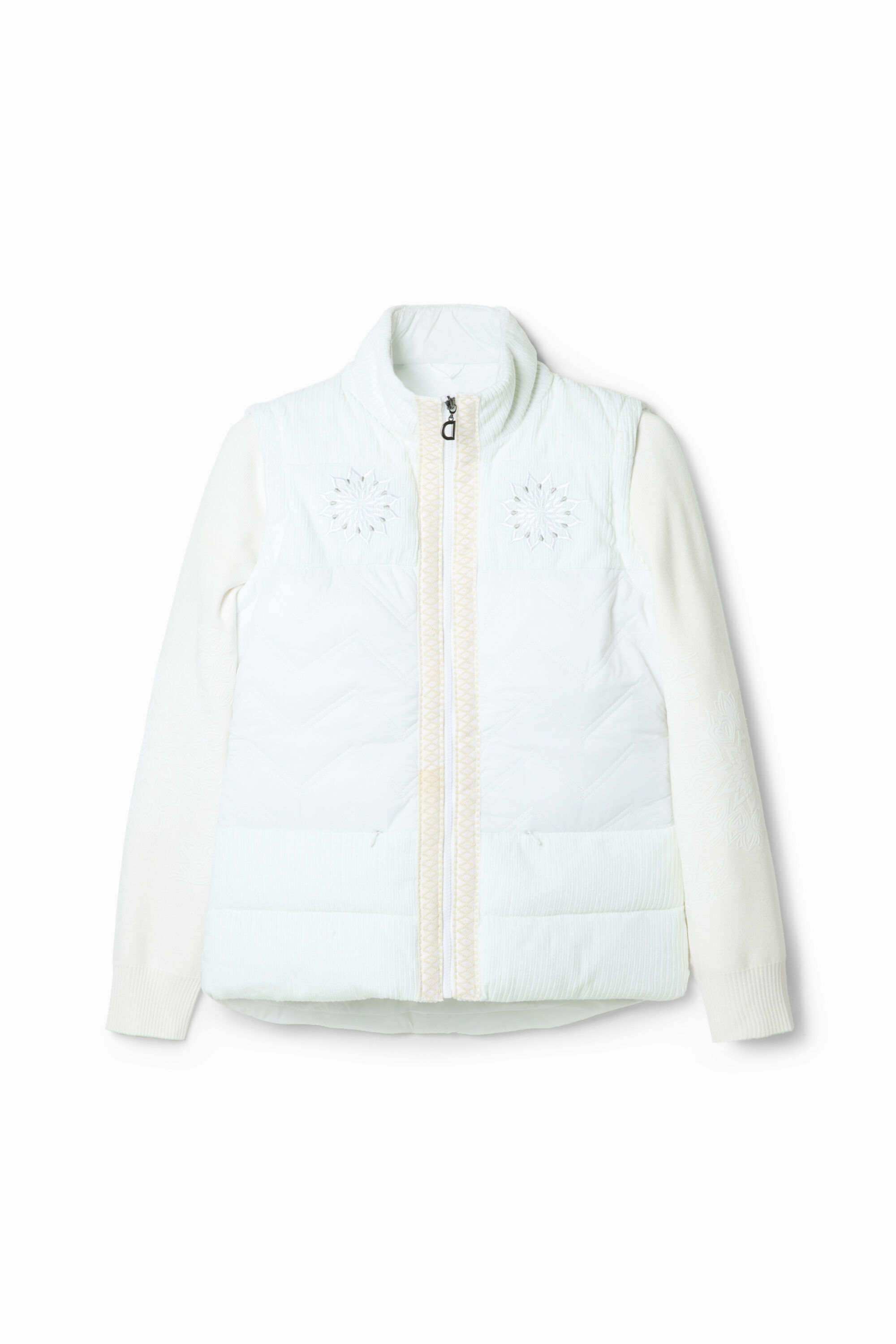 Slim short jacket textures