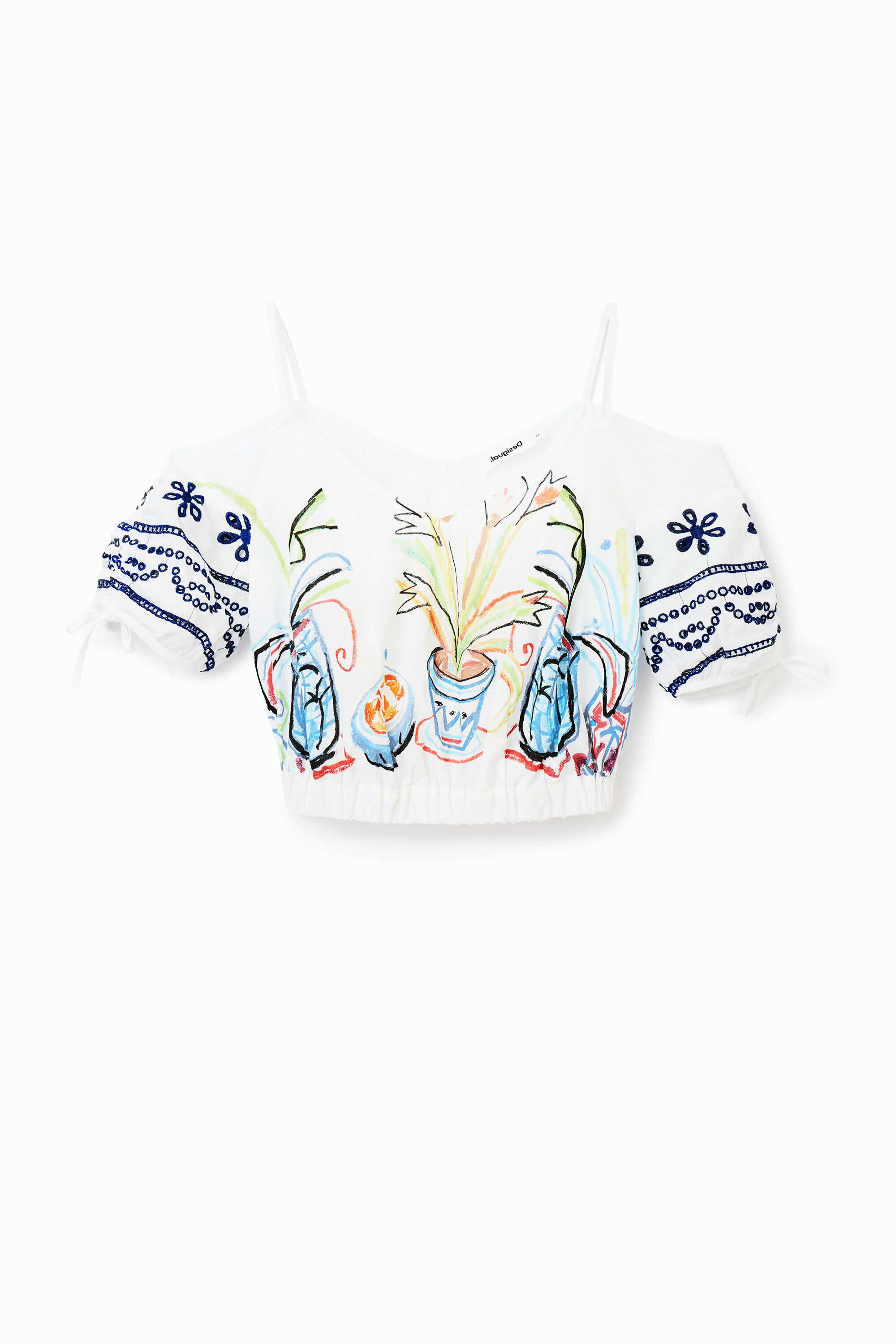 Kurze Bluse Raffung Illustrationen