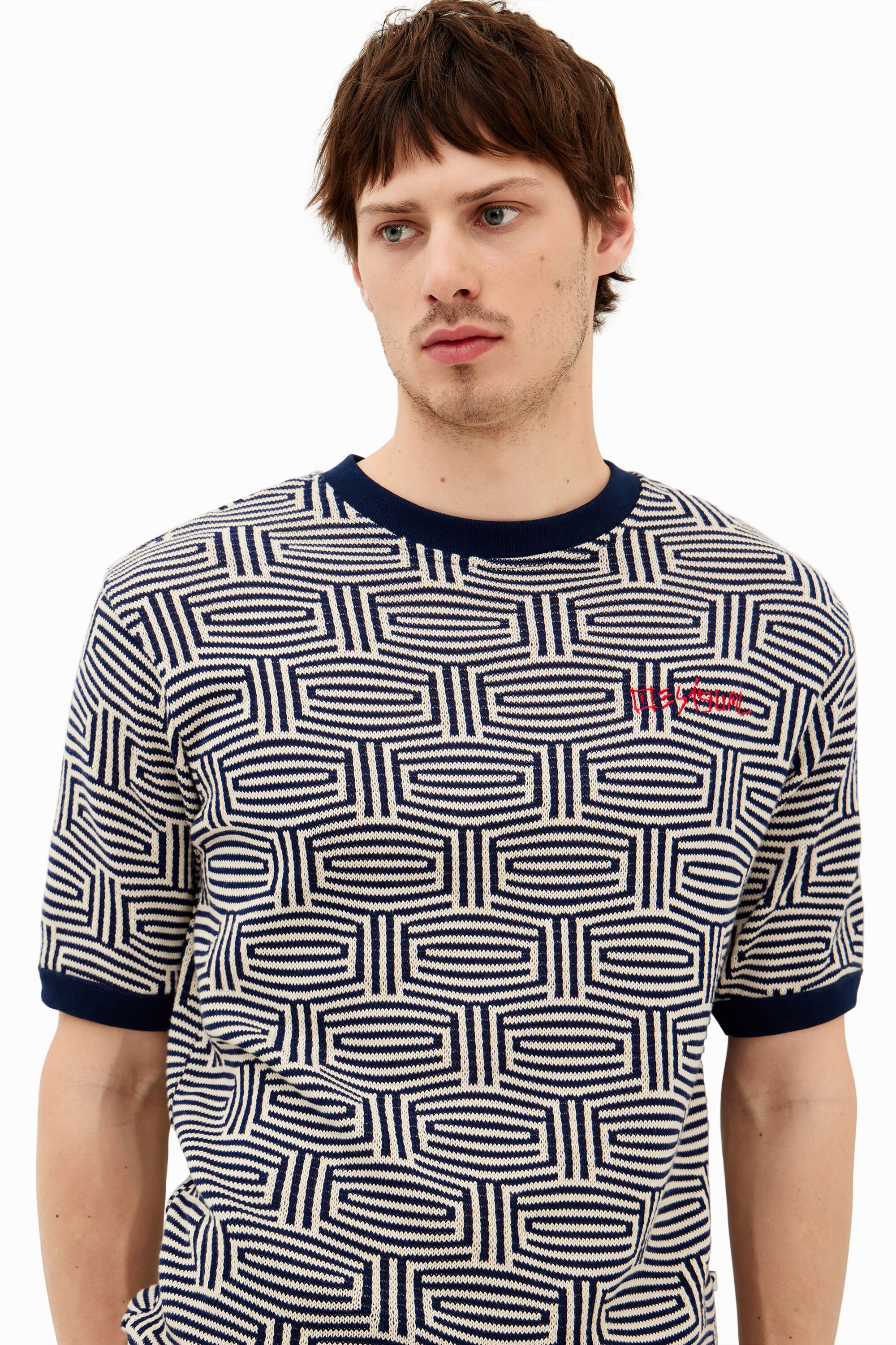2点おまとめ Desigual 半袖Tシャツ Mサイズ デシグアル Desigual イラスト付き半袖Tシャツ （ホワイト