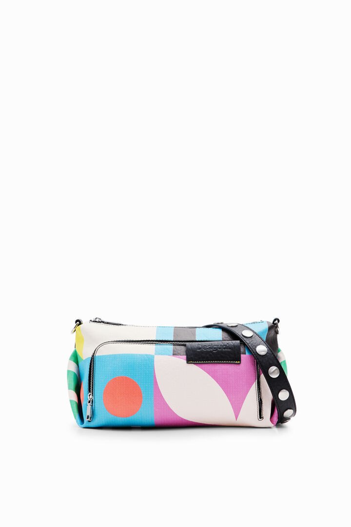 幾何学模様 ミドルバッグ | Desigual