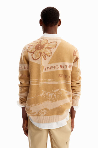 Jersei jacquard cotxe | Desigual