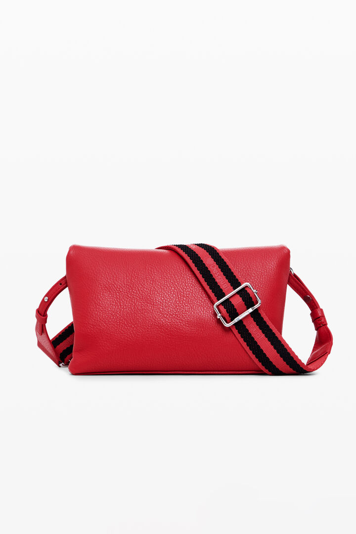 Faux leather effect bag with logo | Desigual