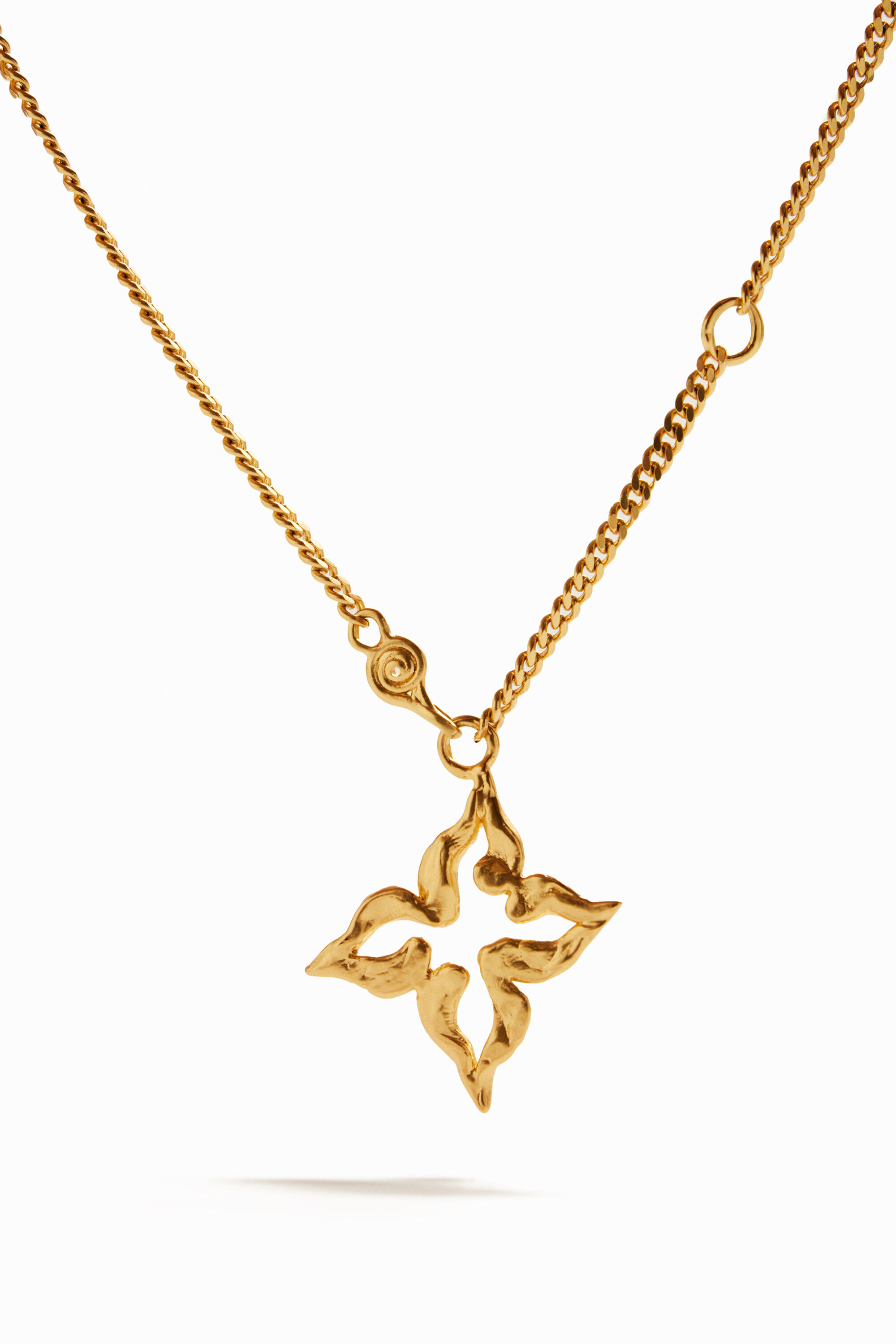 Zalio gold plated butterfly necklace - MATERIAL FINISHES - U