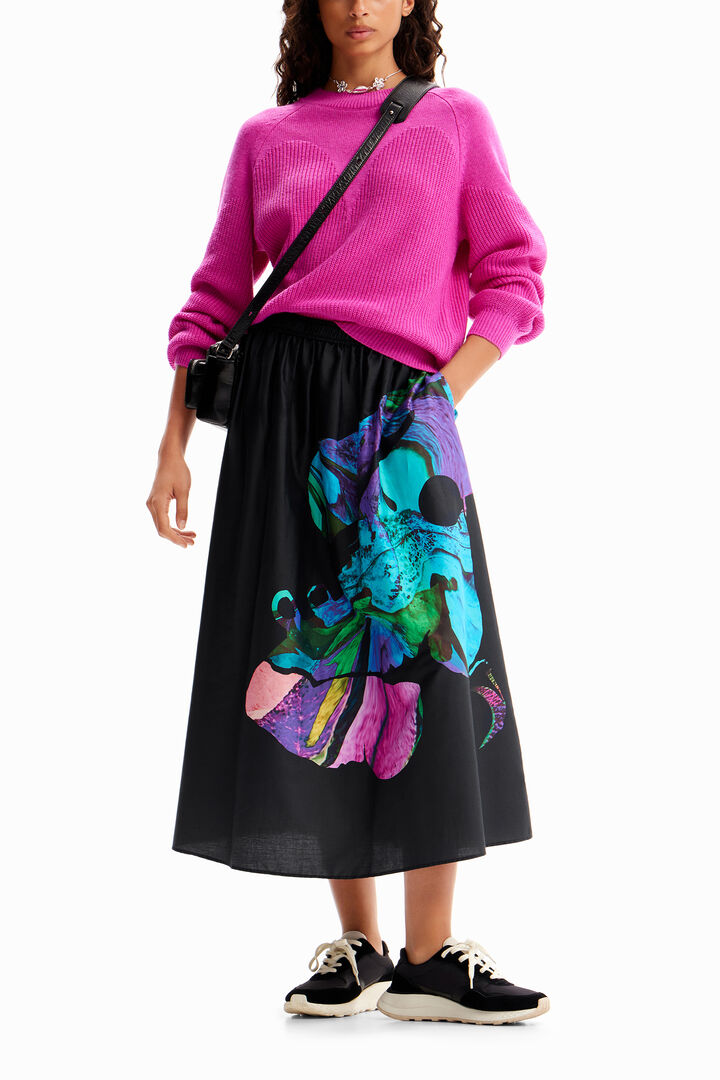 Gonna midi svasata M. Christian Lacroix | Desigual