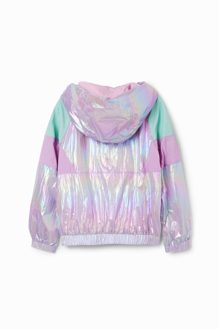 Iridescent patchwork jacket | Desigual