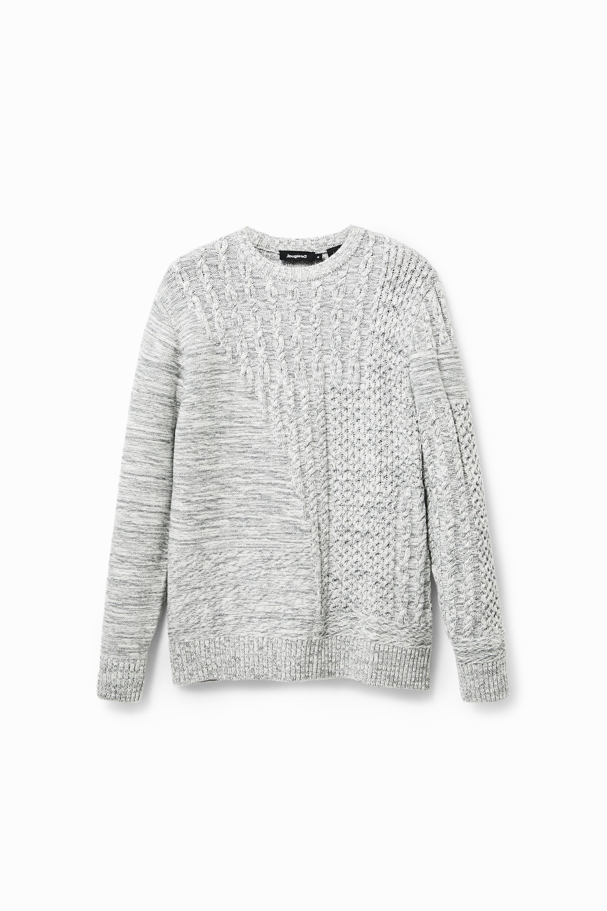 Pull en tricot tressé - Desigual - Modalova