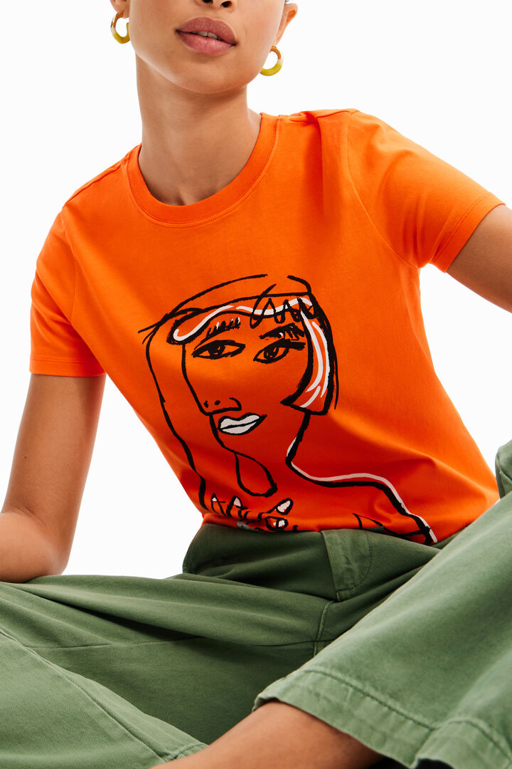 Arty face T-shirt | Desigual