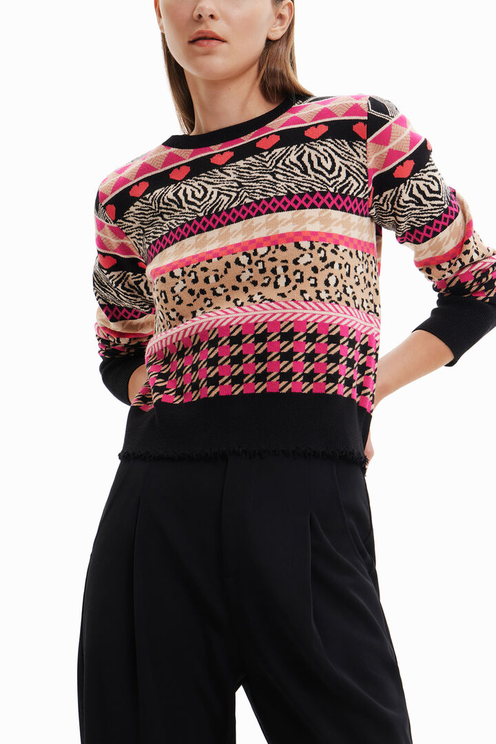 Jersey slim cenefas | Desigual