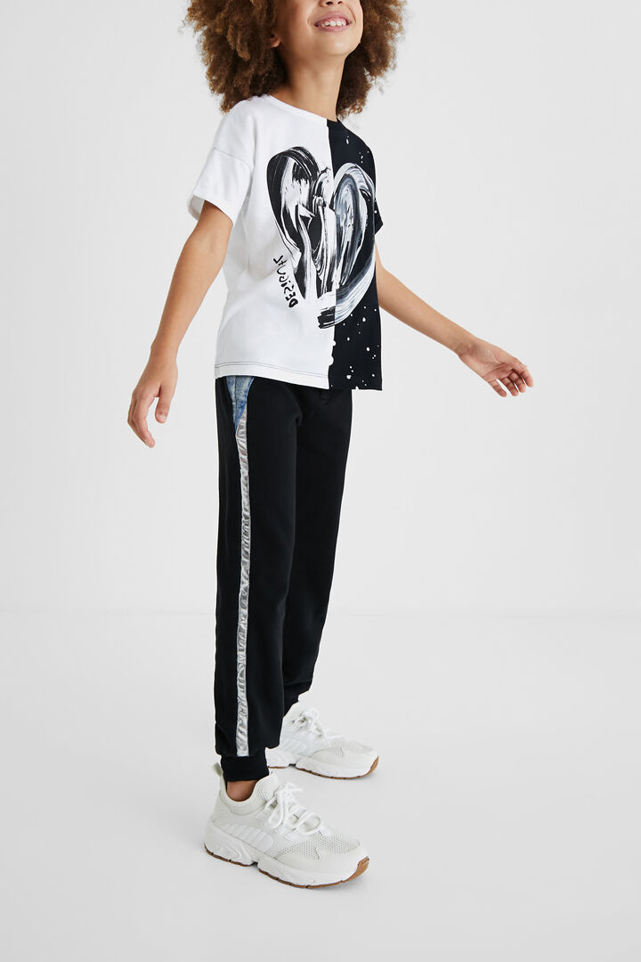 Pantalón chándal bimateria | Desigual