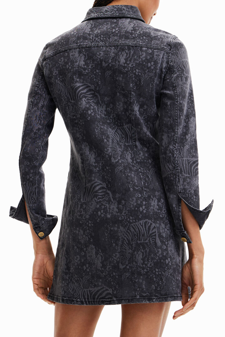 Vestido vaquero corto animales | Desigual