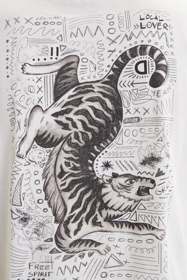 Flicken-Shirt mit Mustern | Desigual