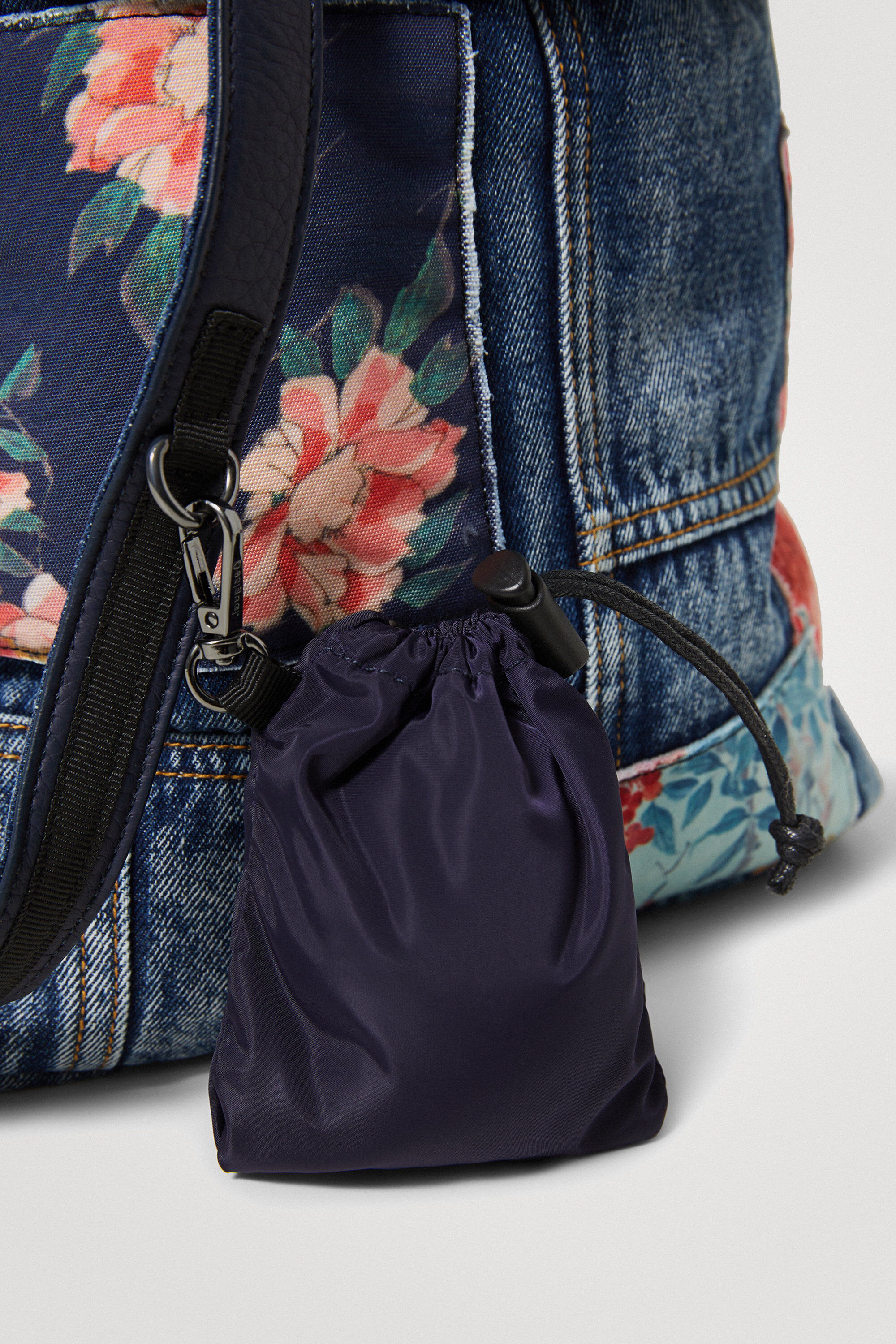 Denim patches backpack Desigual