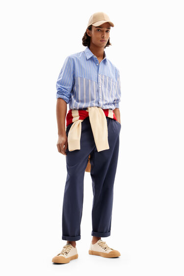 Camisa rayas patchwork | Desigual