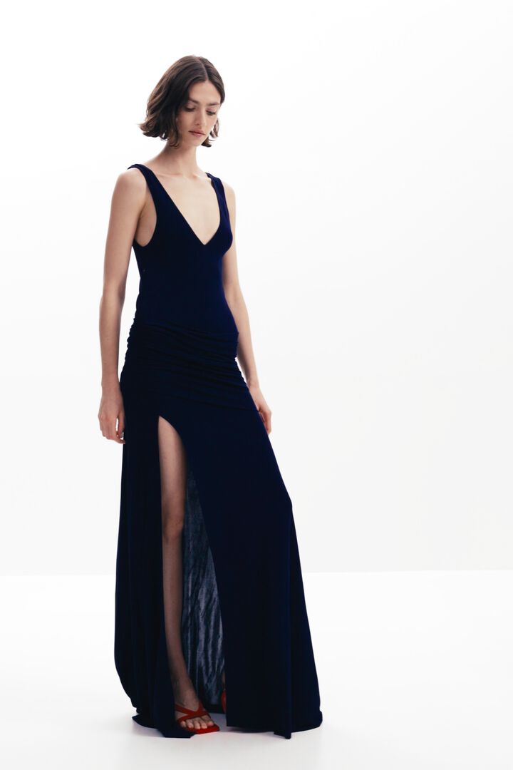 Hosszú sliccelt ruha | Desigual