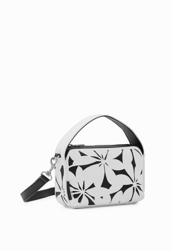 Bolso mini flores troqueladas