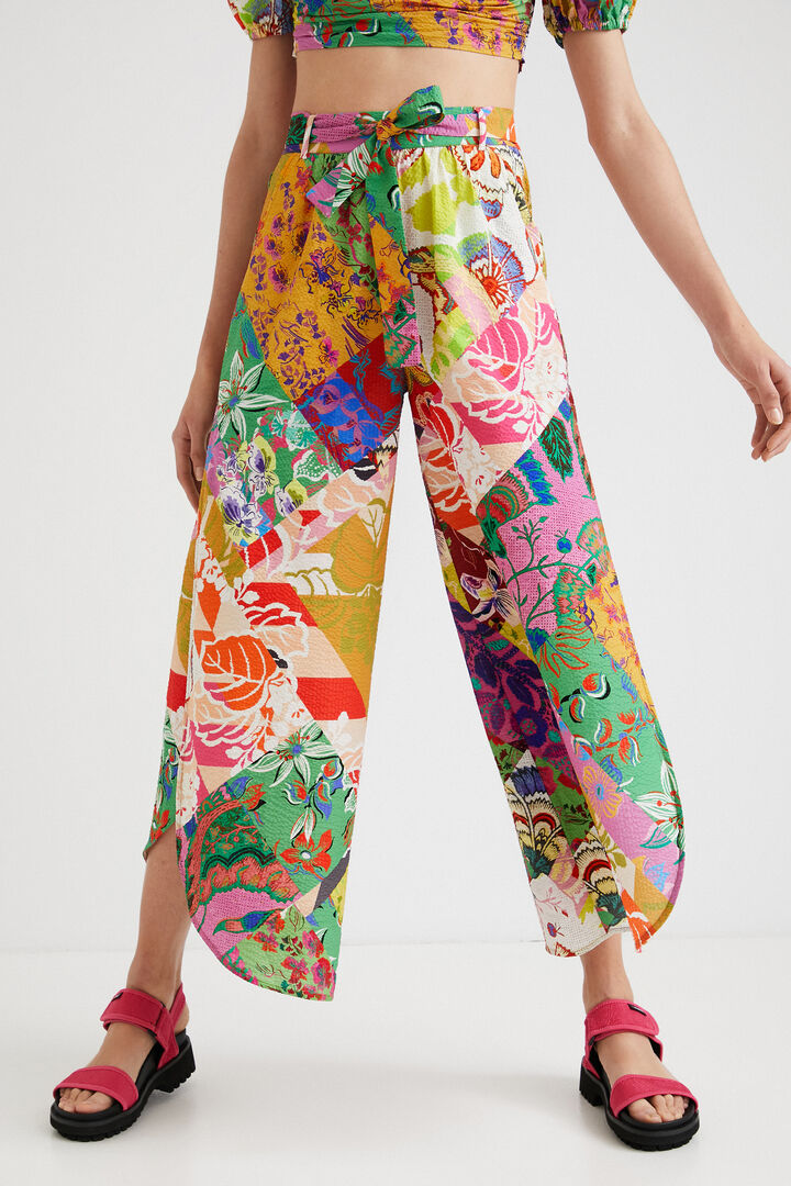 M. Christian Lacroix trousers with slits | Desigual