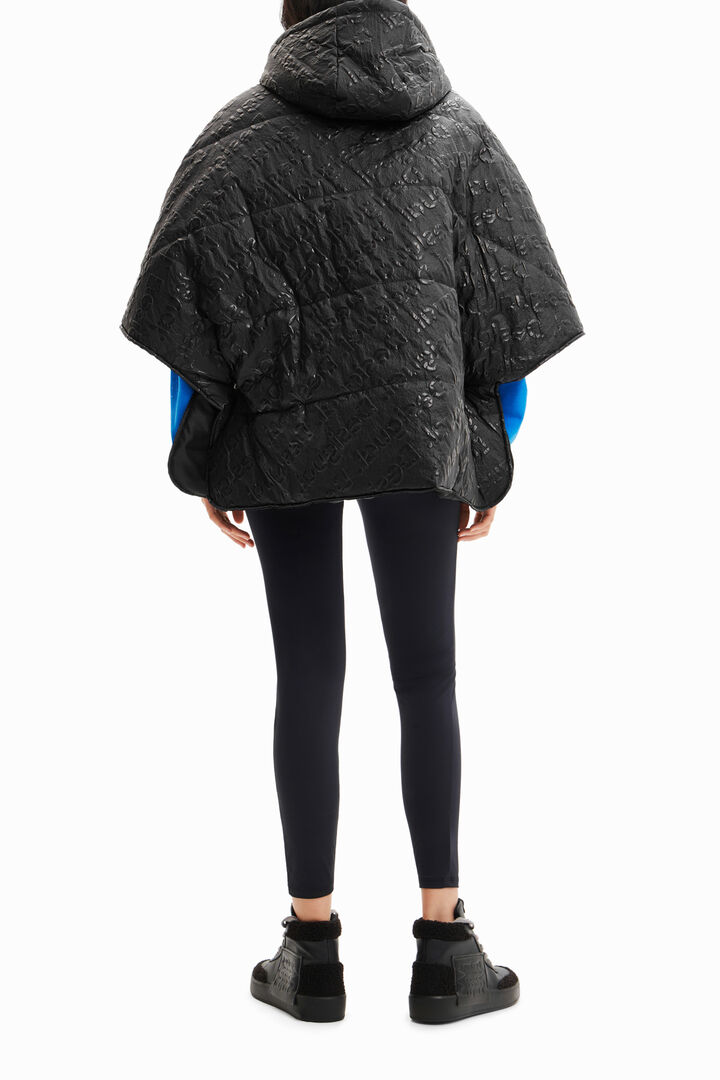 Padded logo poncho | Desigual