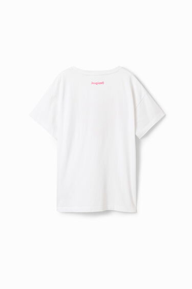 Camiseta corazón lentejuelas | Desigual