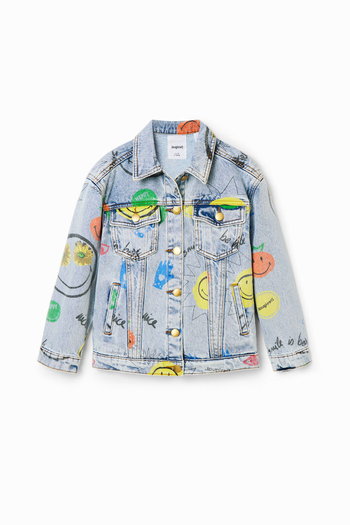 Smiley® denim jacket | Desigual