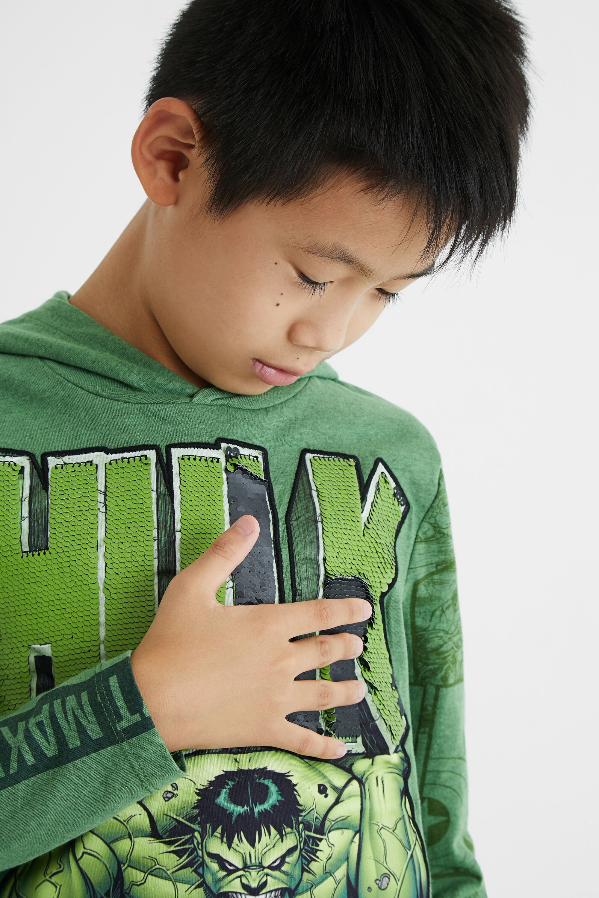 Maglia paillettes discount reversibili bambino