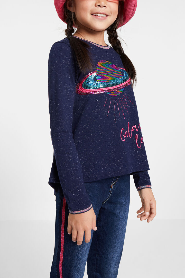 Printed oversize jumper | Desigual