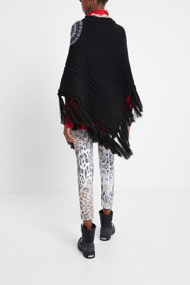 Dreiviertelärmel Poncho Desigual Damen Poncho Cruc Produktbild-Vorschau 10