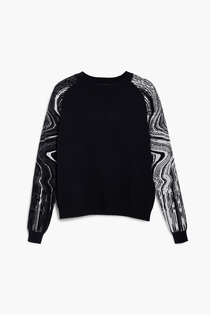 Marbled sleeve sweater | Desigual