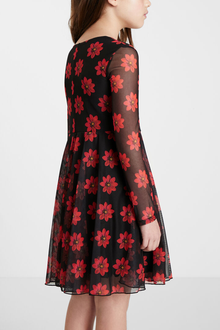 Vestido talle alto flores | Desigual