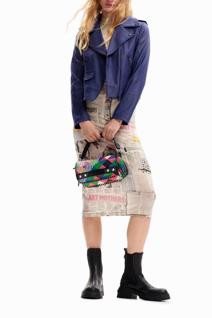 Midsize diamond crossbody bag | Desigual